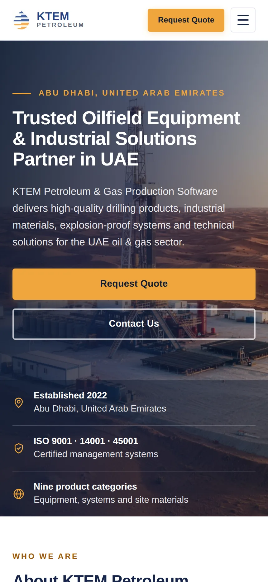 KTEM Petroleum: screen 3